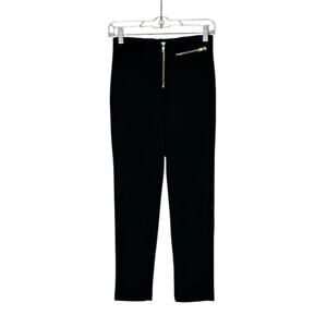 Reformation black zippered skinny ankle pants size 2P